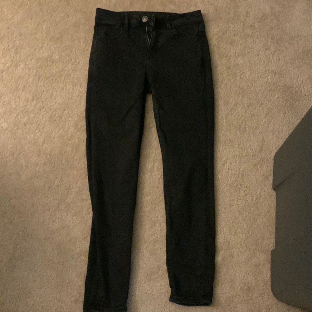 black skinny jeans